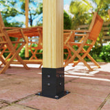8PCS Pergola Kit, Pergola Brackets with 3-Way & 4-Way Corner Brackets for 4