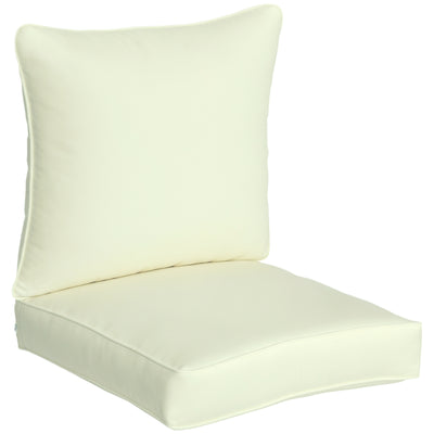 Patio Chair Cushions, Thick Deep Seat Outdoor Seat Cushion with Back Cushion