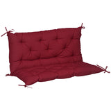 Coussin balançoire porche coussin banc jardin dossier non-glissant coussinets doux 2 places 39,4