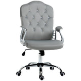 Vanity Office Chair, Velvet Computer Desk Chair with Swivel Wheels, Adjustable Height, Tilt Function