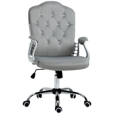 Vanity Office Chair, Velvet Computer Desk Chair with Swivel Wheels, Adjustable Height, Tilt Function