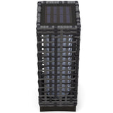 Wicker Solar Outdoor Lamp