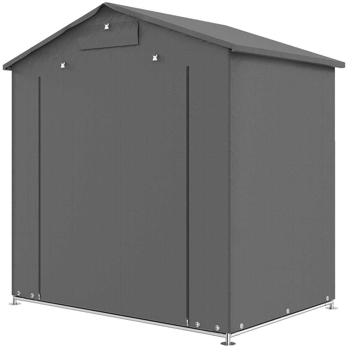 Remise portable 6' x 4', Ventilation et structure en métal galvanisé