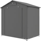 Remise portable 6' x 4', Ventilation et structure en métal galvanisé