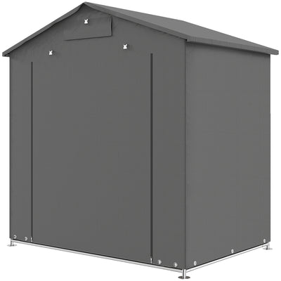 6' x 4' Portable Shed, Vent and Galvanised Metal Frame