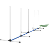 5Pcs Dog Agility Training Equipment with 8.7KG Net Weight, Adjustable Jump Ring