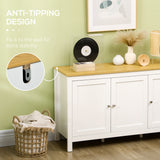 Sideboard, Buffet Cabinet with Doors and Adjustable Shelves for Living Room