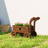 Wagon Flower Planter Cart with Wheels