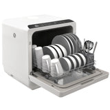 Portable Dishwasher, Counter Dishwasher with 4 Place Settings, 5 Washing Programs