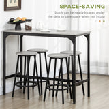 Ensemble de table de bar 5 pièces pour 4 personnes