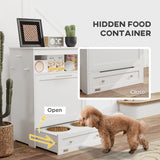 Pet Feeder Station Storage Cabinet