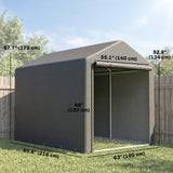 Portable Bicycle Shed with Galvani