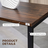 Nesting Coffee Table Set of 3, Stackable Rectangular End Tables with Wood-Effect Top, Metal Frame, Industrial & Rustic C-Shaped for Small Space