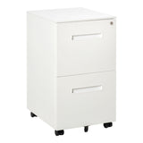 File Cabinet, Vertical Filing Cabinet with Adjustable Partition for A4 Letter Size, Lockable for Office