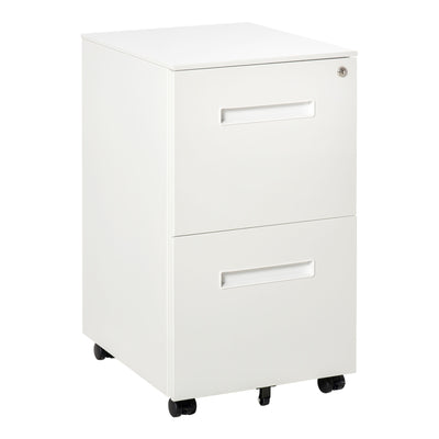 File Cabinet, Vertical Filing Cabinet with Adjustable Partition for A4 Letter Size, Lockable for Office