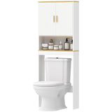Over the Toilet Storage Shelf Adjustable Shelf Over the Toilet Storage Cabinet for Bathroom