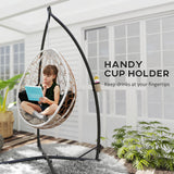 Hammock Chair Stand, Heavy Duty Steel Hanging Chair Stand for Swing Chair