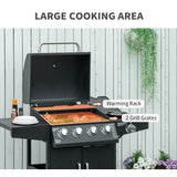 4+1 Burner Liquid Propane Gas Grill