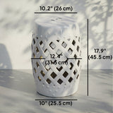 Tabouret de jardin céramique 12,4