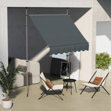 6.5' x 4' Manual Retractable Awning