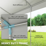 Heavy Duty Party Tent, 20' x 40' Large Sun Shade Canopy Tent for Parties