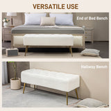 Banc de Chambre Rembourré Laine Agneau 44