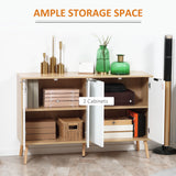 Modern Sideboard and Buffet, Dining Room Cabinet with Adjustable Shelves and