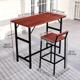 5 Piece Patio Bar Set with 47