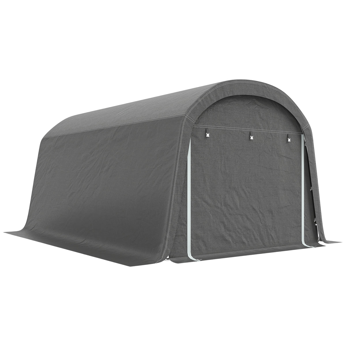 10' x 15' Portable Shed, Outdoor Storage Shed Tent with Roll-Up Zipper Door for Patio Garden Garage