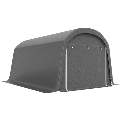 10' x 15' Portable Shed, Outdoor Storage Shed Tent with Roll-Up Zipper Door for Patio Garden Garage