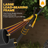 9.5ft Hammock Stand Only, Portable Hammock with Wheels, Adjustable Hammock Net Stand
