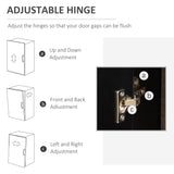 Classeur latéral, classeur à 5 tiroirs avec porte et étagère réglable, armoire de rangement de bureau mobile sur roulettes, support d'imprimante pour bureau à domicile