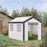 6.6' x 10' x 7' Heavy Duty Walk-In Greenhouse Vegetable Seed Growth Tent Outdoor Plant Growing Tunnel Warm House Flower Shed Backyard