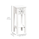 Nightstand Set of 2 with Drawer and Open Storage Shelf