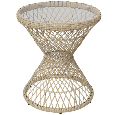 Wicker Outdoor Coffee Table, 18