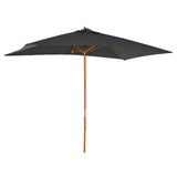 Parasol de patio en bois 7' x 10'