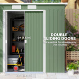 7' x 4' Galvanised Steel Garden Shed