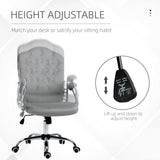 Vanity Office Chair, Velvet Computer Desk Chair with Swivel Wheels, Adjustable Height, Tilt Function