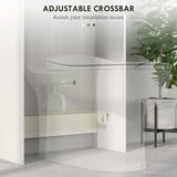 Over The Toilet Cabinet, Modern Bathroom Above Toilet Storage with Barn Doors and Open Shelf