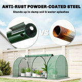 Mini Greenhouse Portable Hot House for Plants with Zippered Doors for Outdoor, 79