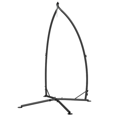 Hammock Chair Stand, Hanging Heavy Duty Steel Frame Hammock Stand Only with Chain for Indoor & Outdoor Use