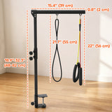 Dog Grooming Arm with Clamp Adjustable Foldable Dog Grooming 2 Loop Noose Small Medium Dogs 18.9
