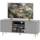 Meuble TV avec Rangement pour Téléviseur de 55