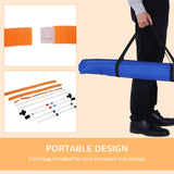 2-in-1 Dog Obstacle Training Agility Equipment Tire Jump Ring/Hurdle Bar with a Simple & Easy Setup & Storage Bag