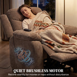 Fauteuil massant inclinable, 2 positions mémoire