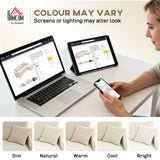 Corner Sofa with Changeable Chaise, 2 Pillows