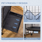 Cage pour petits animaux avec hamac, cage pour furet 3 étages avec plateau amovible