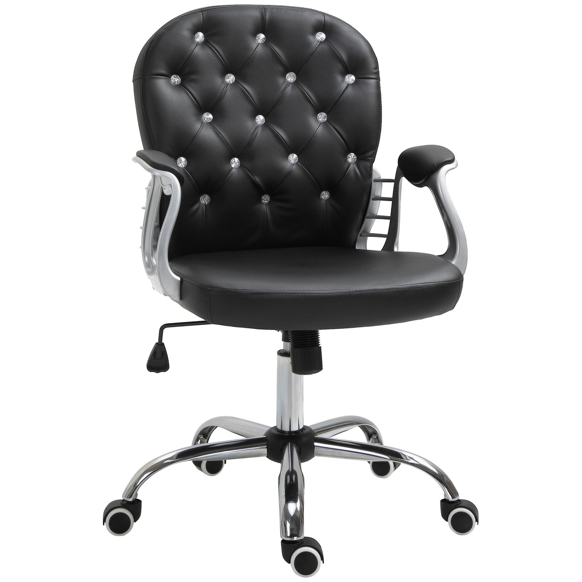 Office Chair, Computer Desk Chair with Adjustable Height and Tufted Back