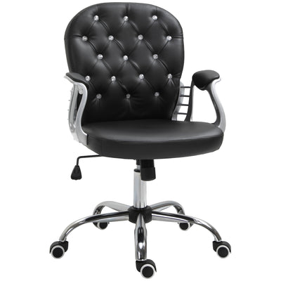 Office Chair, Computer Desk Chair with Adjustable Height and Tufted Back