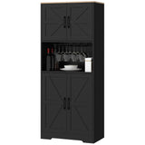 Pantry fermier de cuisine, armoire hutch autoportante 68